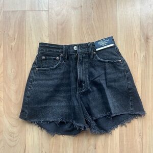 Black Denim Women's Shorts